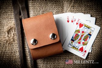poker cards with handmade case