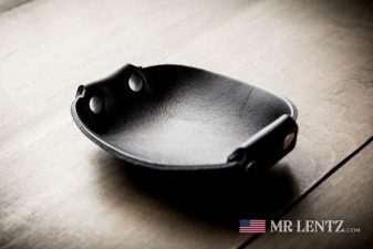 mini leather ring dish