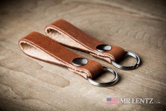 brown leather zipper pulls