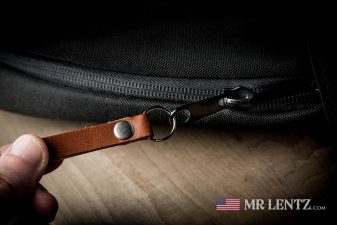 zipper pull on backpack
