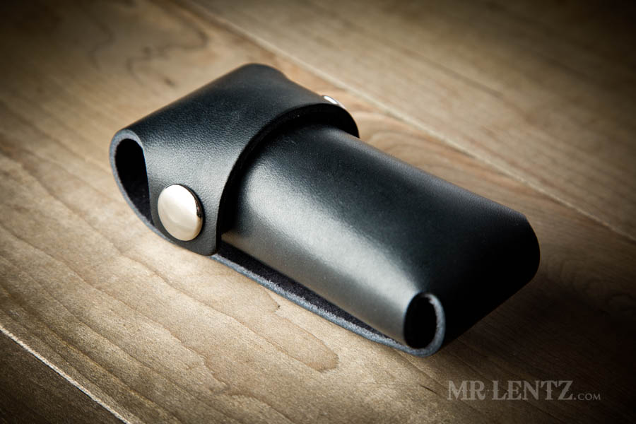 black leather multi tool sheath