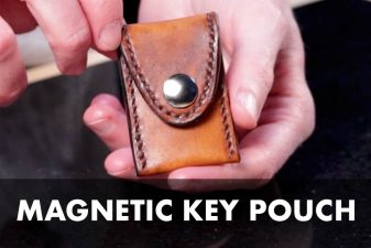 magnetic key holder button