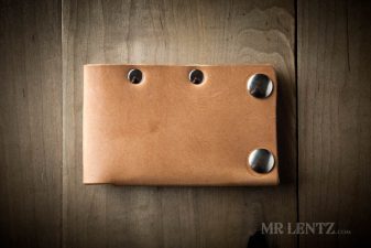 leather snap wallet