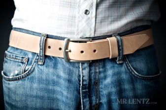 natural leather belt