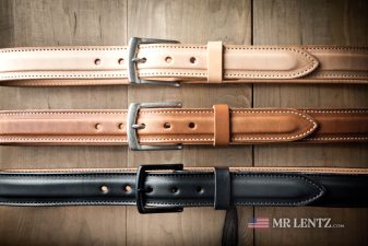 color options for leather dress belt