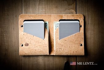 mens slim cork wallet