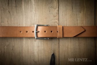 wide leather belt