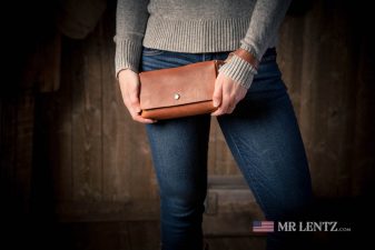 leather clutch purse handmade in the usa