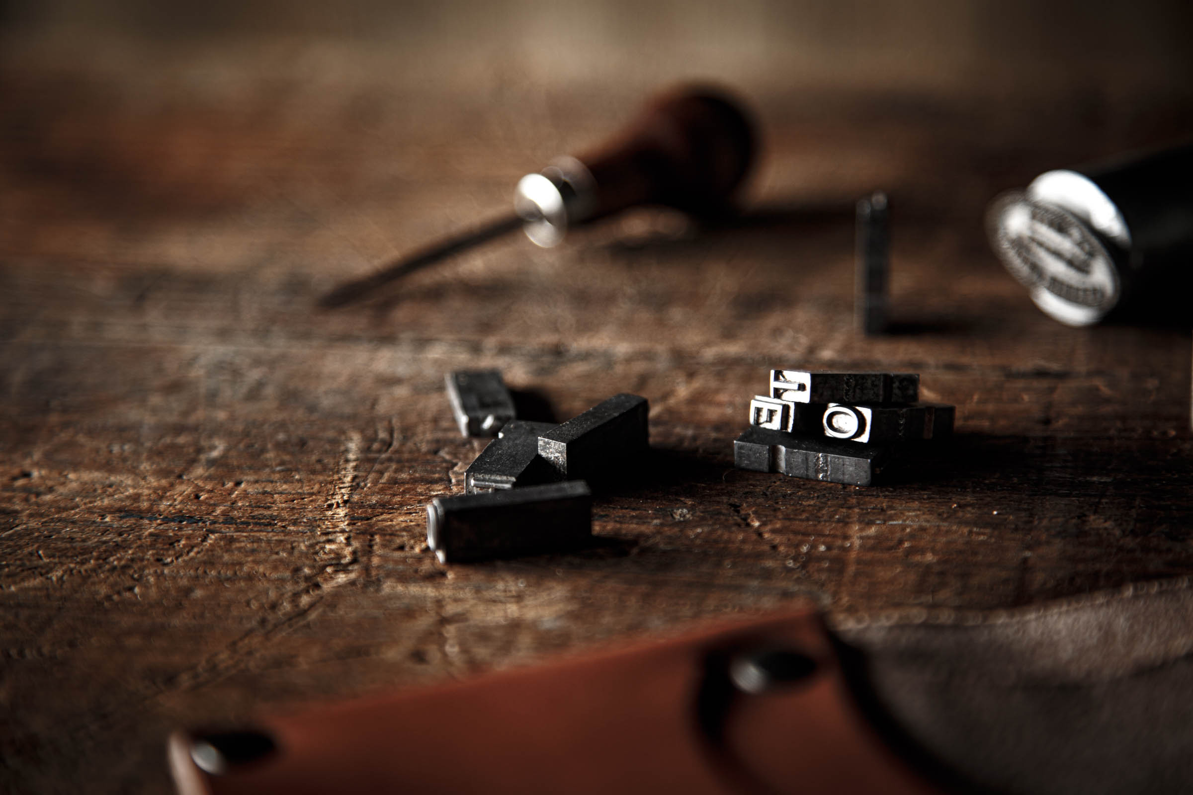 personalizing your leather goods here in the usa