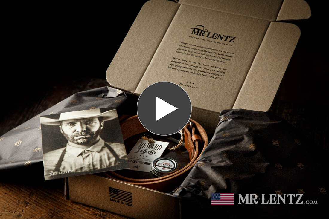 Mens leather wallet play video