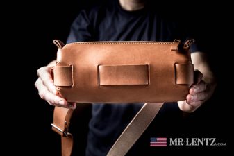 small daily essentials leather bag for men