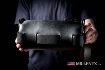 black sling bag fanny pack