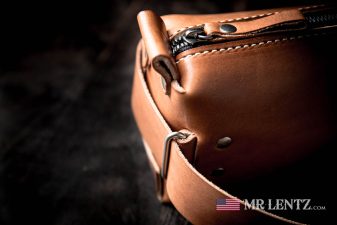 solid brass materials used in sling shoulder day bag