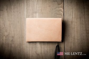 tan leather card wallet