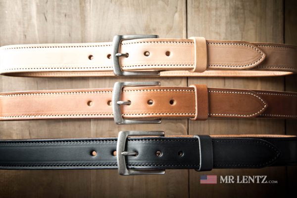 lined leather belts