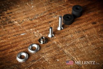 holster hardware for tension screw