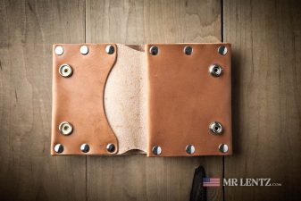 half open wallet trifold