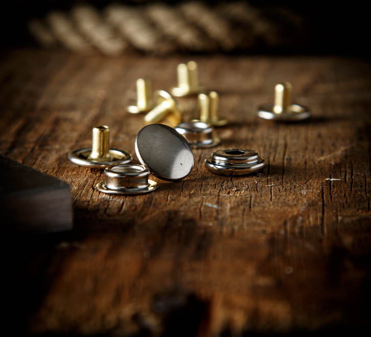 solid brass hardware for leather belts