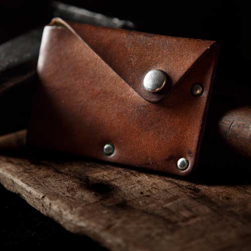 slim leather wallets minimal use made