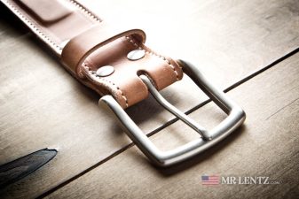 fine stitched dress belts in wide width