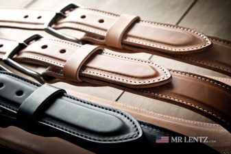 finely handcrafted leather dress belts