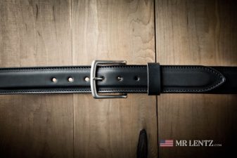 wide black dress belt for men