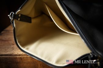 luxury lined leather purse for women