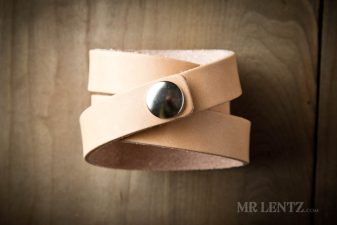 tan triple wrap cuff