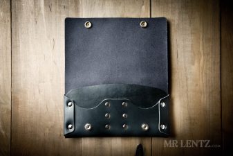 interior black phone purse