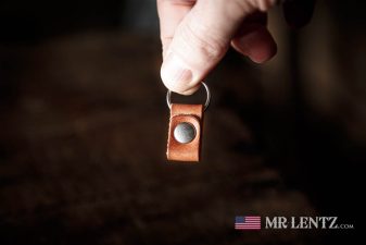 worlds smallest keychain in brown